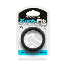 Perfect Fit Lot de 2 Cockrings Xact-Fit n°18 - Diamètre 45mm